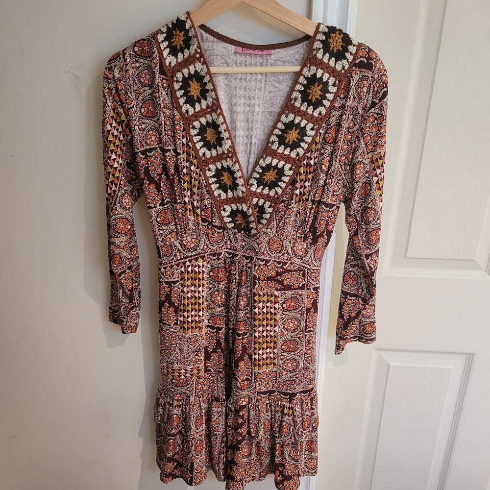 Boho Paisley Dress